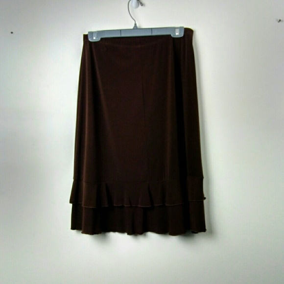 es se brown skirt - Picture 3 of 3